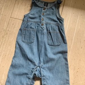 Baby Gap - One piece denim outfit
